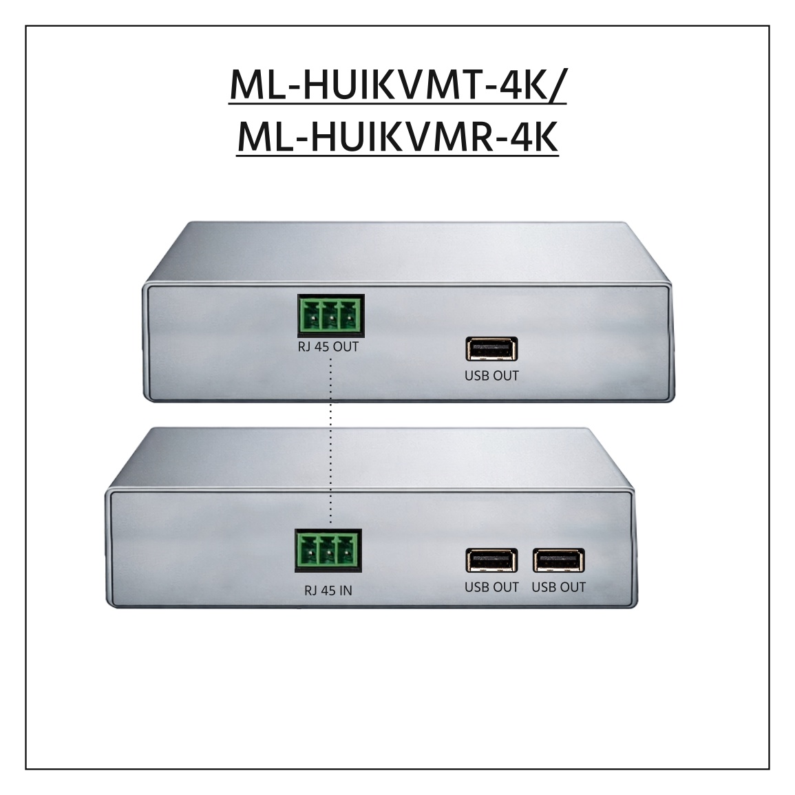 4K HDMI USB KVM IR RS232 Extender over Cat6 - Image 3