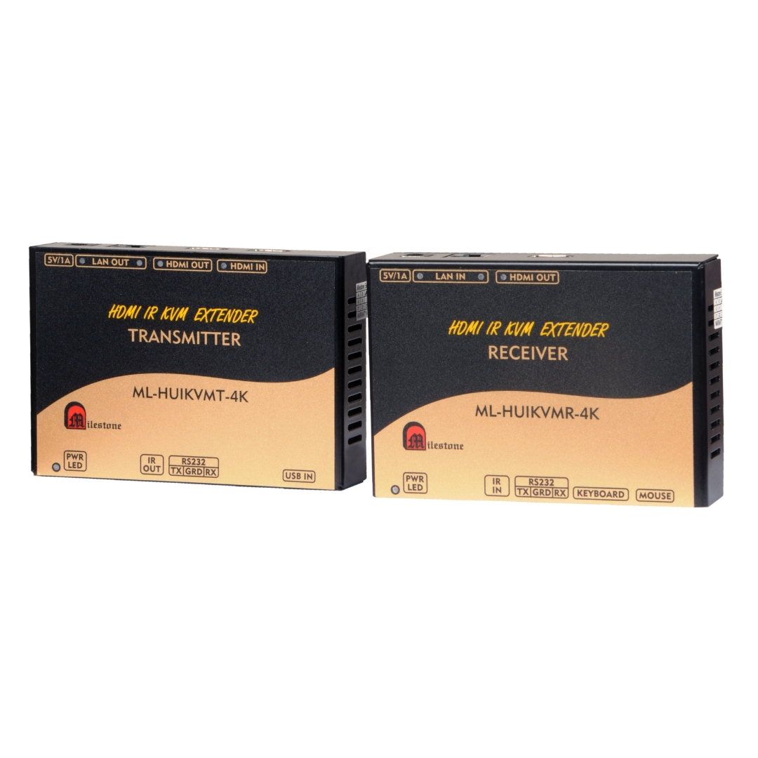 4K HDMI USB KVM IR RS232 Extender over Cat6 - Image 2