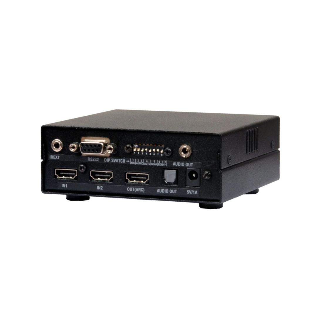 2 In 1 Out HDMI 2.0 Switch with ARC & Audio De-Embedding - Image 2
