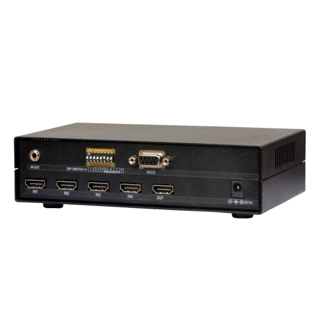 4 In 1 Out HDMI Switch with EDID Management - Image 2